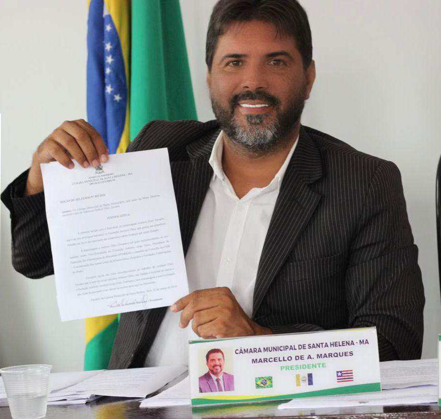 C Mara Municipal De Santa Helena Aprova Mo O De Aplausos Ao Vice